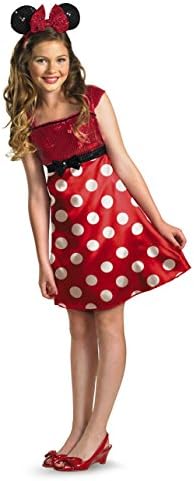 Hey Kids Un Official Minnie Mouse costume for Tween