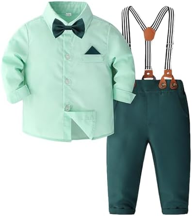 Toddler Boys 4-Piece Set with Trendy Tie