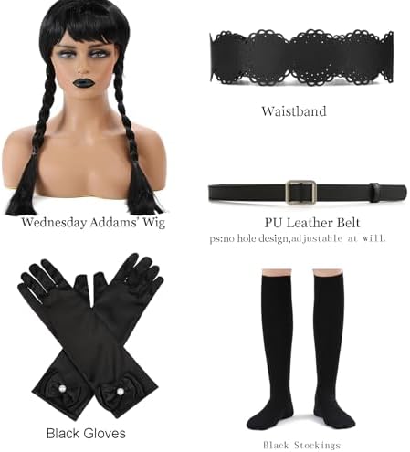 Girls Black Princess Halloween Costume Outfit for Kids