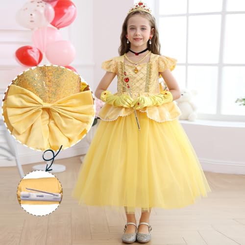 Belle Yellow Princess Costume