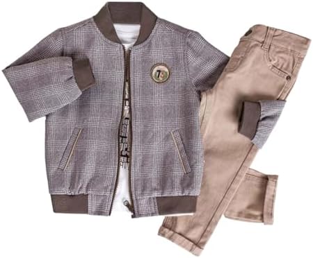 3-Piece Boys Outfit Set Comfortable Durable