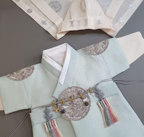 Korean Mint Boy Hanbok 10yo Masculine Traditional