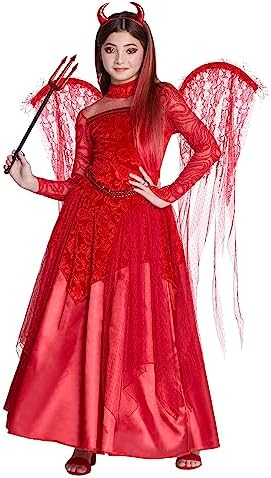 Spirit Halloween The Signature Collection Kids Red Devil Dress Costume