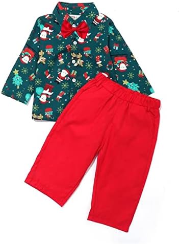Christmas Toddler Boy Outfit Set - Soft Breathable Festive