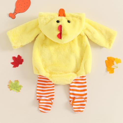 Twopumpkin Baby Chick Halloween Costumes for Girl Boy