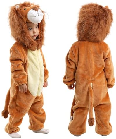 TONWHAR Halloween Cosplay Lion Costume for Kids