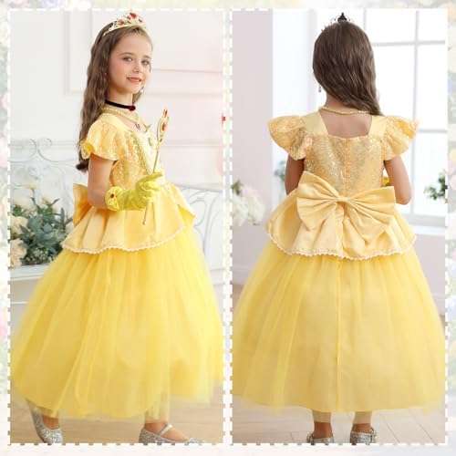 Belle Yellow Princess Costume
