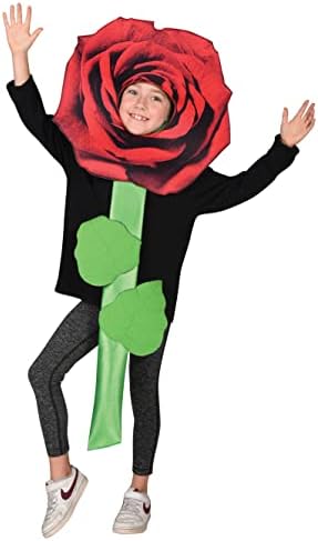 Rasta Impoya Red Rose Flower Child Costume Elegance for Everyone