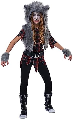 California Costumes werewolf girl costume for girls