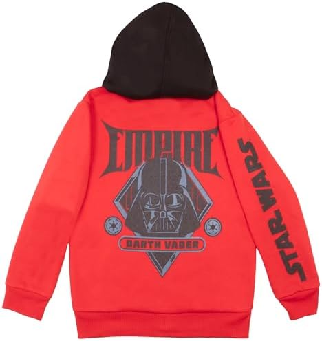 Star Wars Boys Matching Set Darth Vader Pullover Hoodie Jogger Fleece