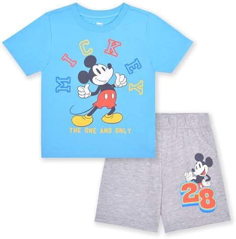 Disney Mickey Mouse T-Shirt Shorts Set - Toddler Big Kids