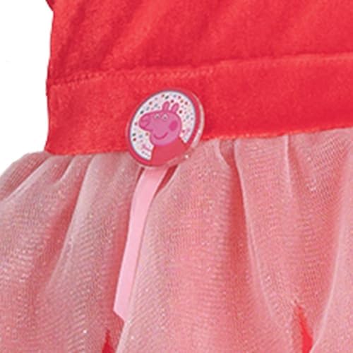 Peppa Pig Glitter Halloween Costume - 3-4T