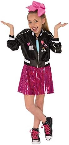 Jojo Siwa Jacket Skirt Costume Medium Rubies Childs Costume