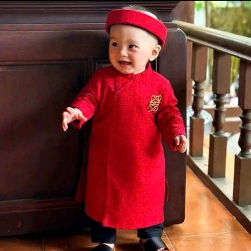 Stylish Boys ao Dai Dress for Special Occasions