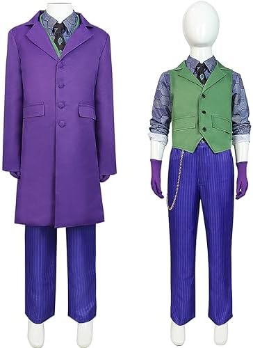 Kubras Joker Costume for Kids Boys - Halloween Wear