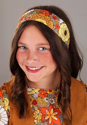 Autumn Flower Hippie Costume for Kids - Complete Set