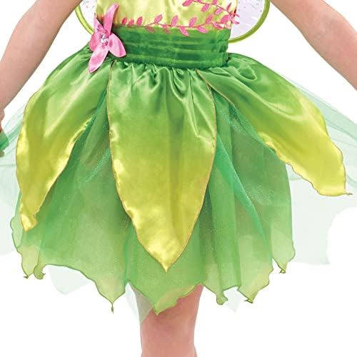 Tinker Bell Halloween Costume for Toddlers Girls Wings Included
