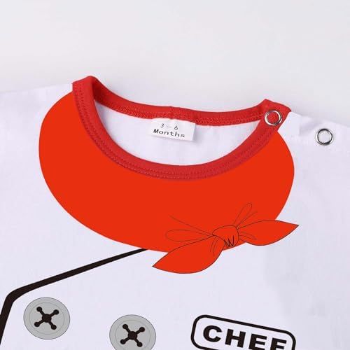 Newborn Astronaut Chef Costume Boys Girls 0-24 Months