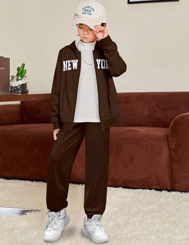 KangKang Unisex NEW YORK Full Zip Fleece Jogging Suit