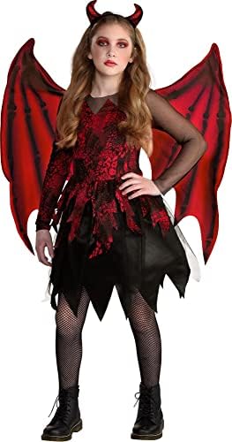 Amscan Womens Red Black Demonica Costume