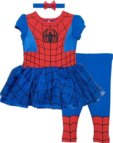 Marvel Spider-Man Tulle Dress for Babies Newborn to Little Kid