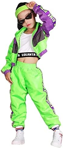Dance Costumes Set for Girls Modern Hip Hop Style
