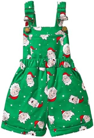 DecCrop Christmas Suspender Pant Jumpsuit