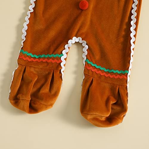 Gingerbread Romper Onesie for Newborns Babies
