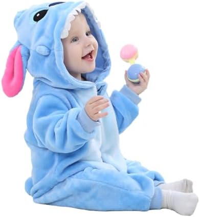 CUTE Halloween Onesie for Babies - Unisex Flannel Animal Onesie