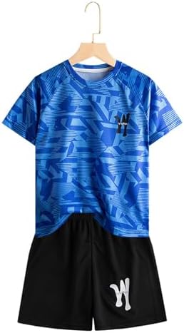 Quick-Drying Casual Runsuit for Kids T-Shirt Shorts