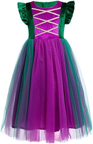AWIBMK Girls Witch Costume for Kids Halloween Magic