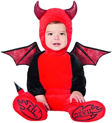 Spirit Halloween Baby Red Devil One-Piece Costume