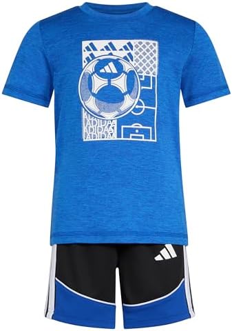 Boys Adventure Adidas Melange 3-Stripe Set