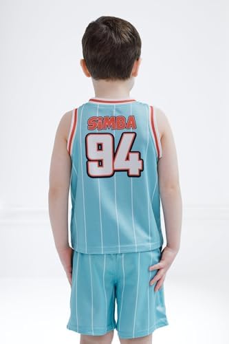Disney Boys Basketball Jersey Shorts Set Cool Athlete Outfit