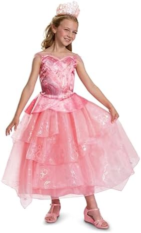 Step into Wickeds magical world Disguise Girls Wicked Glinda Costume