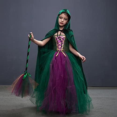 Magic Halloween Witch Costume for Girls