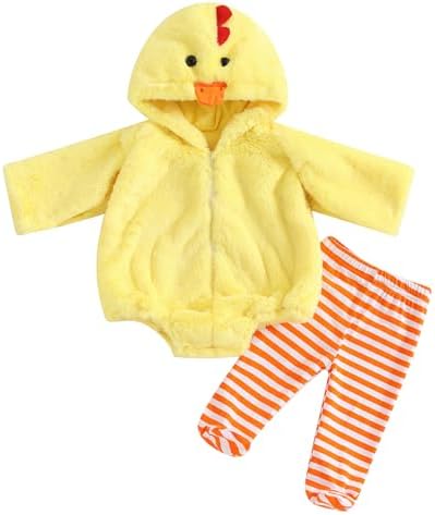 Twopumpkin Baby Chick Halloween Costumes for Girl Boy