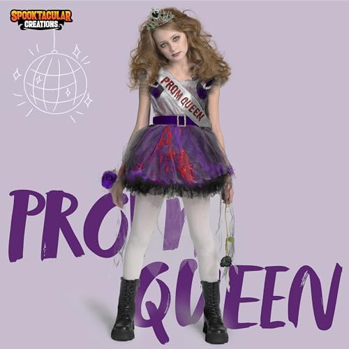 Spooktacular Creations Zombie Prom Queen Costume for Girls - Halloween