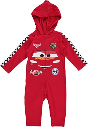 Disney Pixar Cars Lightning McQueen Zip-Up Coverall