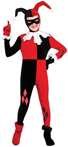 Childrens Harley Quinn Jumpsuit costume Rubies Fun Costumes