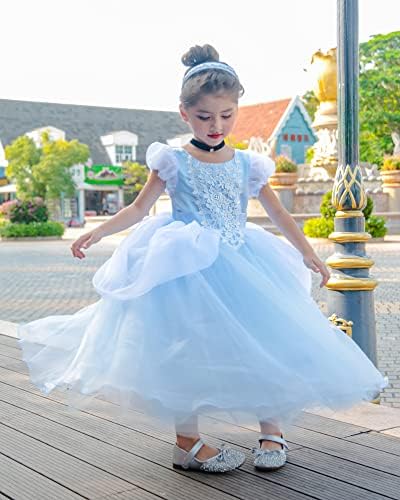Stunning Princess Costume for Little Girls 2-13T Halloween Christmas Party Perfect