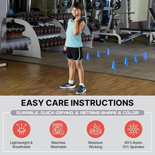 Casual Comfort Boys athletic shorts crew neck tank shirts