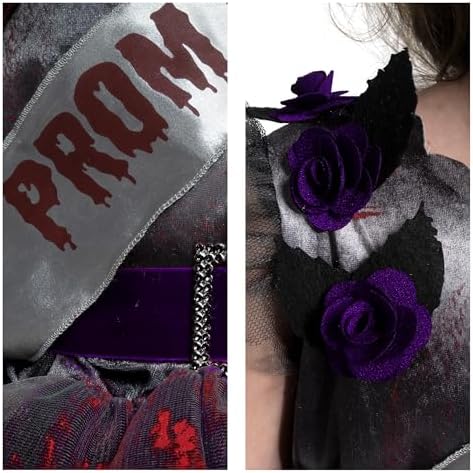 Spooktacular Creations Zombie Prom Queen Costume for Girls - Halloween