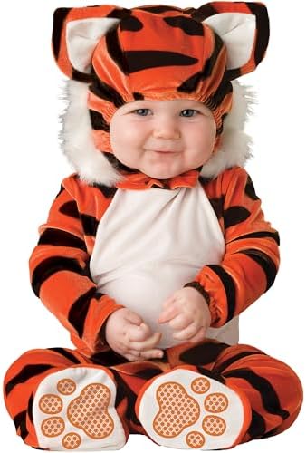 Lil Characters Unisex-Baby Newborn Tiger Costume