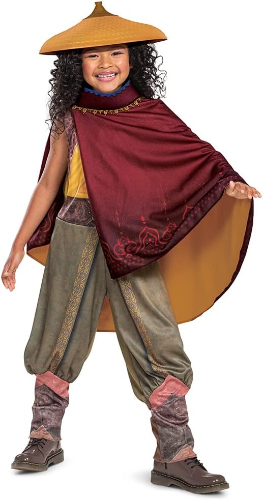 Disguise Girls Raya Costume Lone Warrior Last Dragon