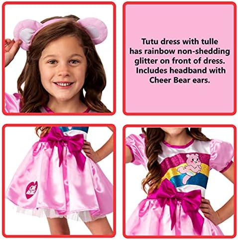 Cheer Bear Costume Dress Rubies Care Bears impressed by cheesecake