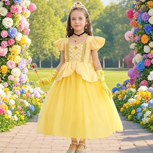 Belle Yellow Princess Costume