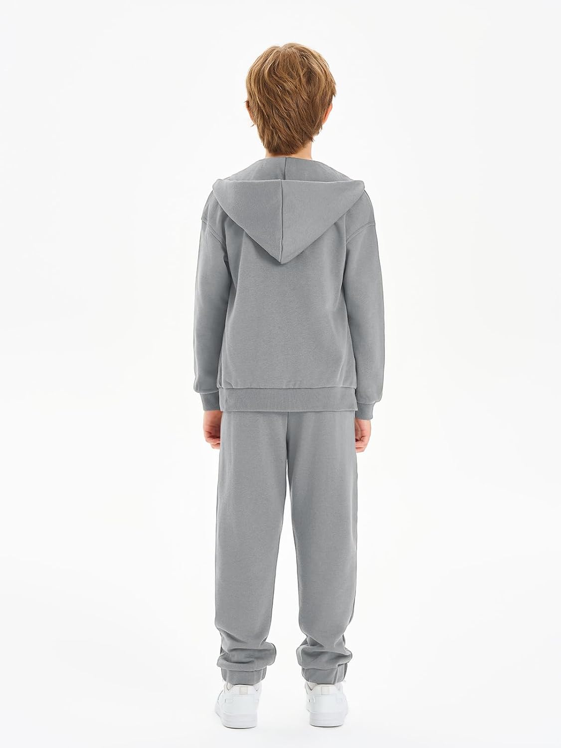 Haloumoning Boys Active Sweatsuit - Soft Comfortable for 5-14 Years