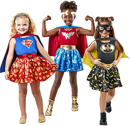 DC Super Hero Trunk Set for Kids Wonder Woman Batman Superman