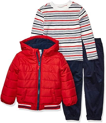 Little Me Boys Scratch-Free Cotton Jacket Set